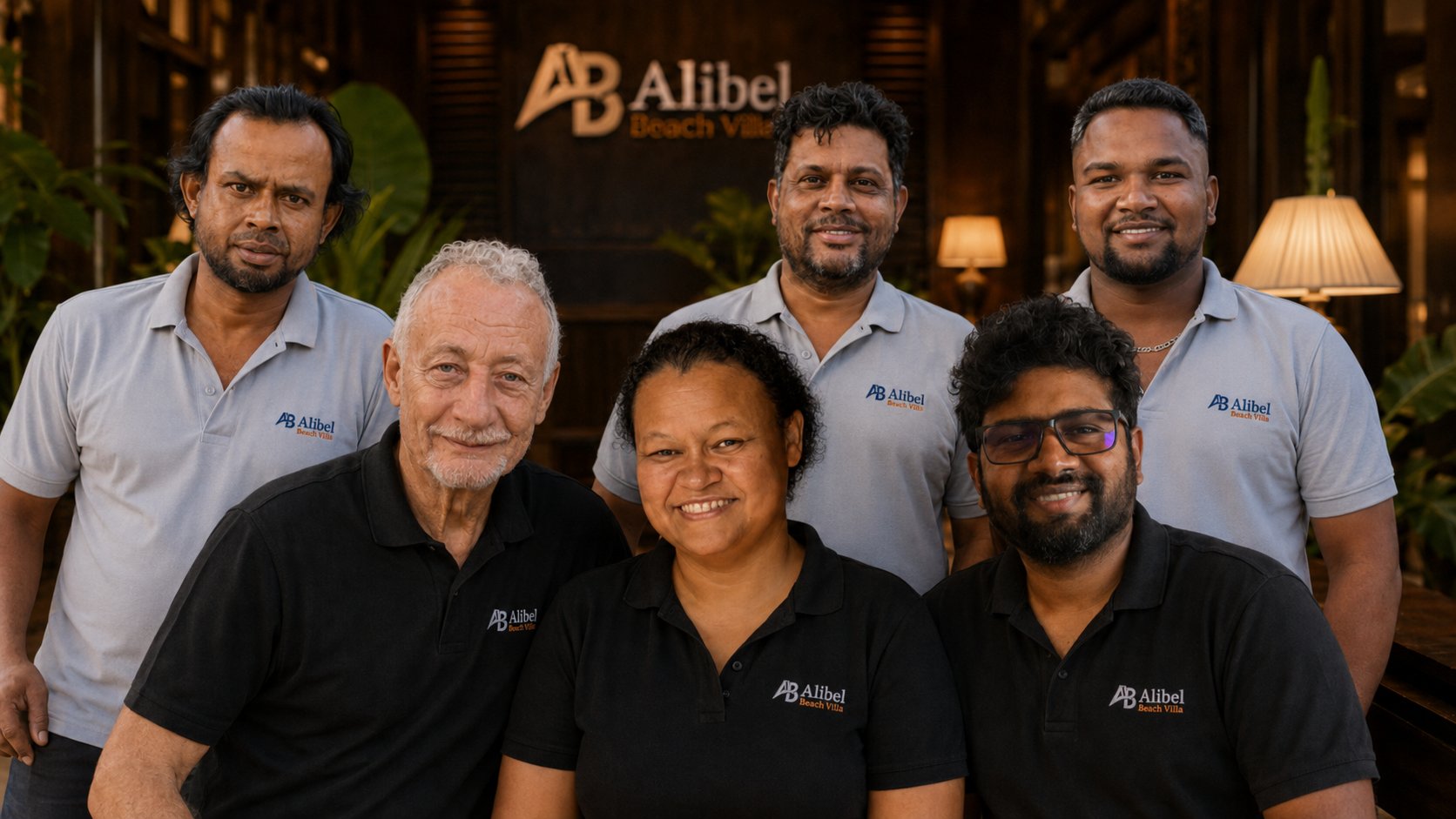 La famiglia e il team di AliBel Beach Villa